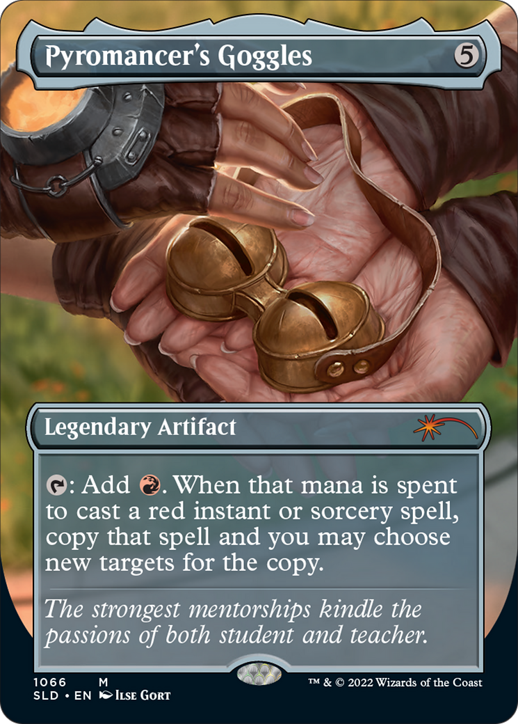 Pyromancer's Goggles (SLD-1066) - [Secret Lair Drop] (Borderless) - Trinity Hobby