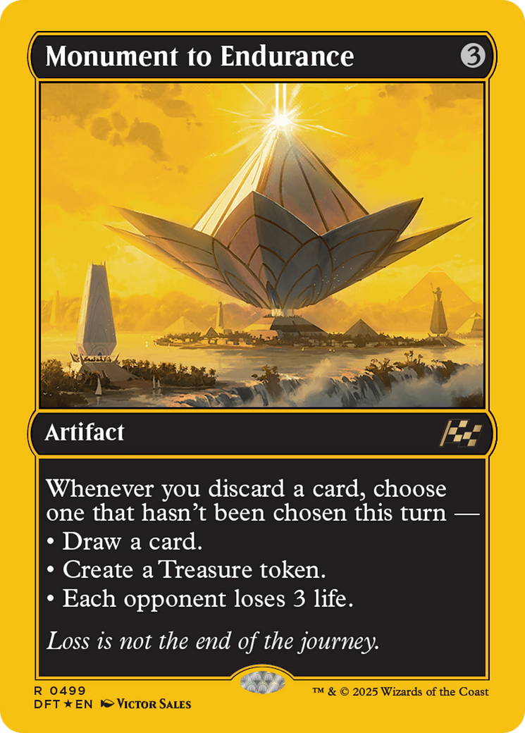 Monument to Endurance (First-Place Foil) [Aetherdrift] - Trinity Hobby