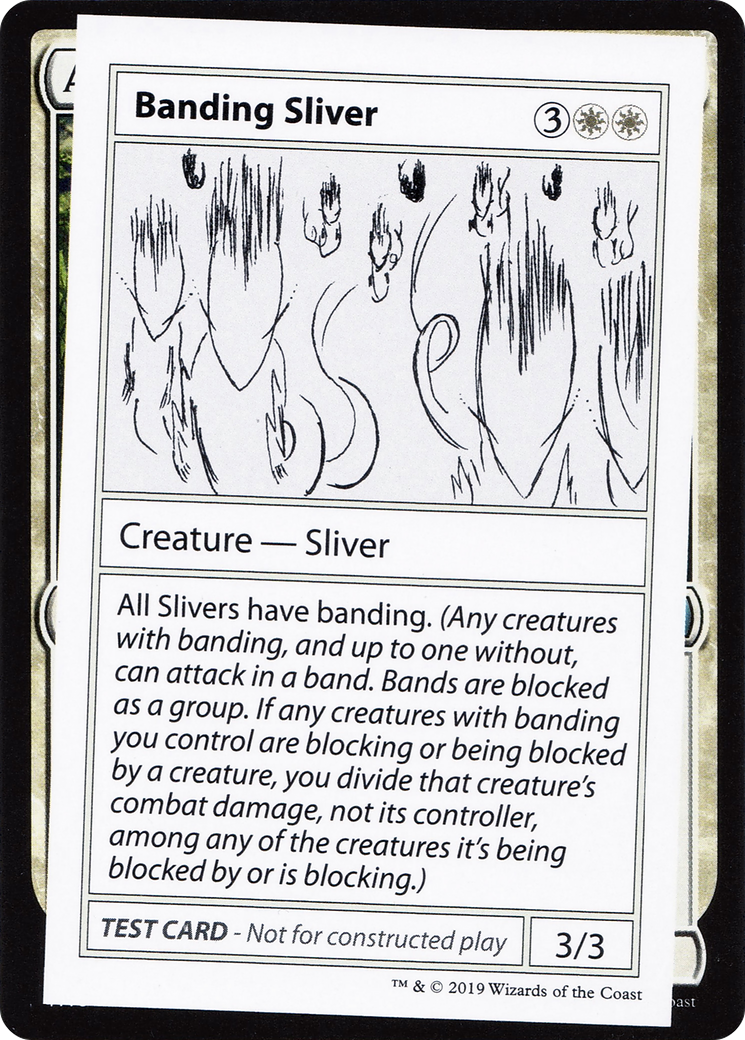 Banding Sliver (2021 Edition) [Mystery Booster Playtest Cards] - Trinity Hobby