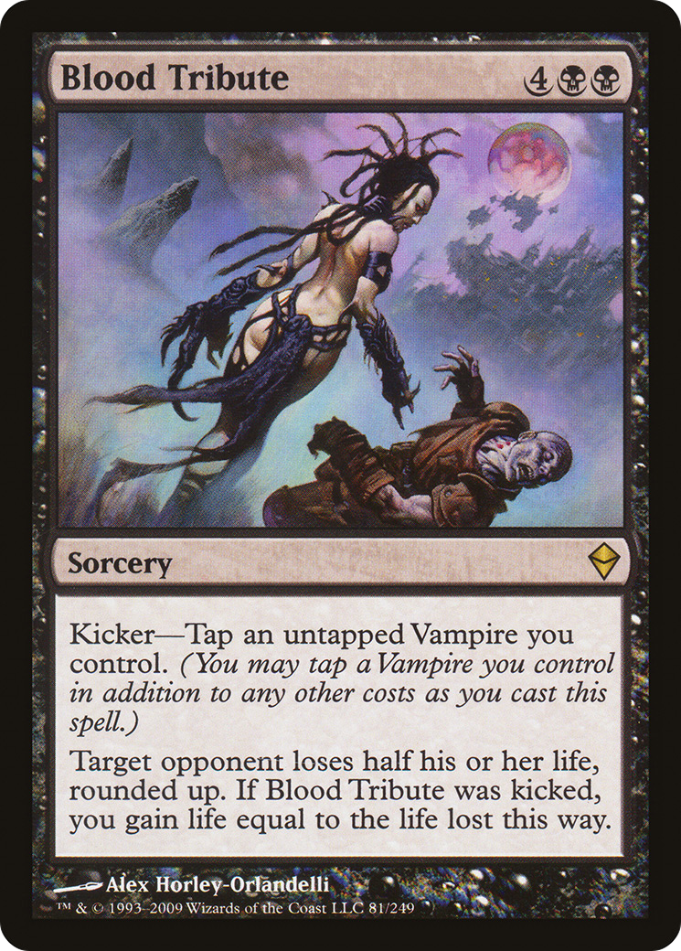 Blood Tribute [Zendikar] - Trinity Hobby