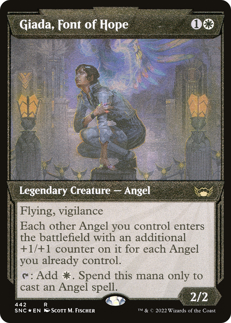 Giada, Font of Hope (SNC-442) - [Streets of New Capenna]: (Showcase) Foil - Trinity Hobby