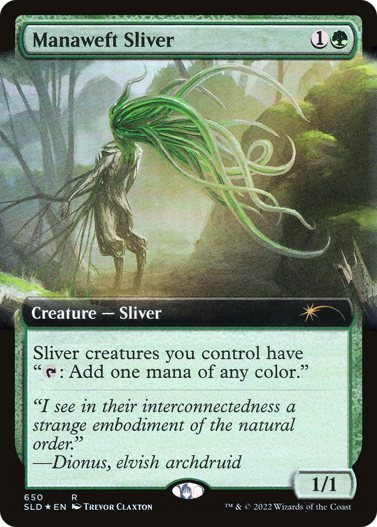 Manaweft Sliver (Extended Art) [Secret Lair Drop Promos] - Trinity Hobby