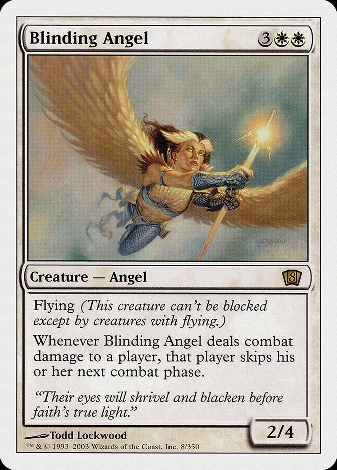 Blinding Angel (8th Edition) [Oversize Cards] - Trinity Hobby