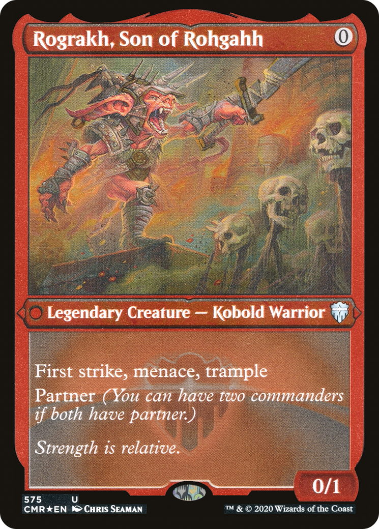 Rograkh, Son of Rohgahh (CMR-575) - [Commander Legends] Foil - Trinity Hobby