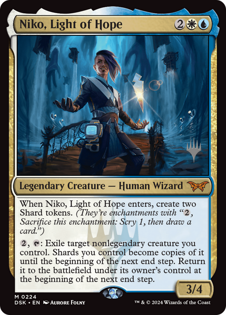 Niko, Light of Hope (Promo Pack) [Duskmourn: House of Horror Promos] - Trinity Hobby