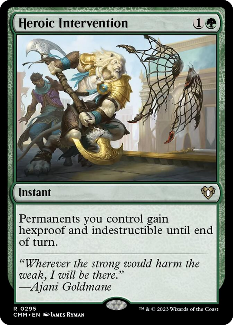 Heroic Intervention [Commander Masters] - Trinity Hobby