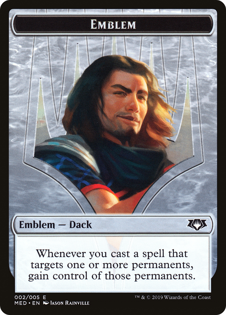 Dack Fayden Emblem [Mythic Edition Tokens] - Trinity Hobby