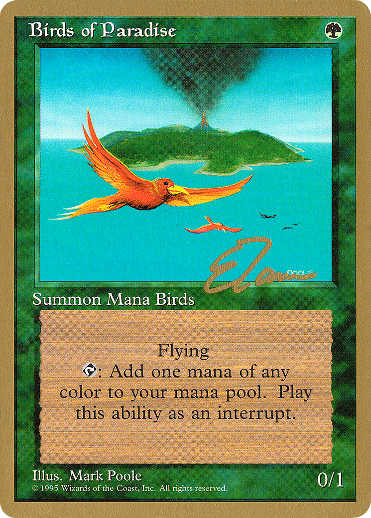 Birds of Paradise (Eric Tam) [Pro Tour Collector Set] - Trinity Hobby
