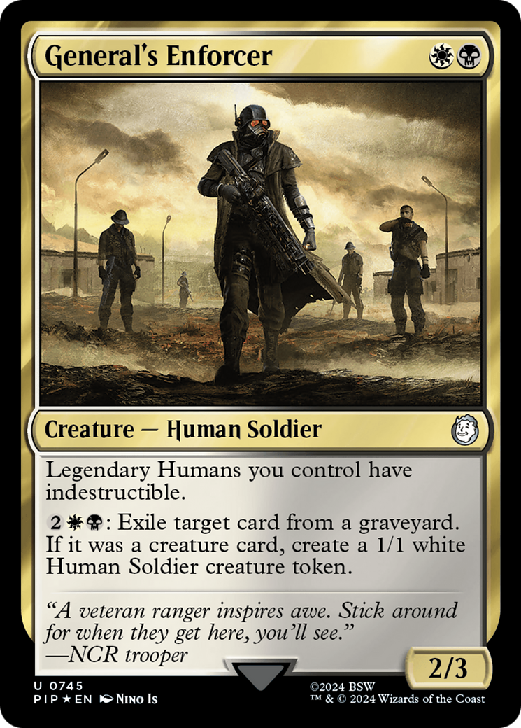 General's Enforcer (Surge Foil) [Fallout] - Trinity Hobby