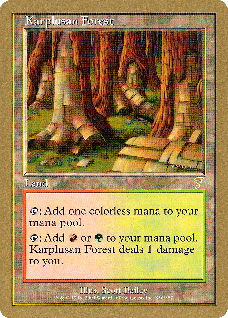 Forêt de Karplusan (Sim Han How) [Decks de championnat du monde 2002] 