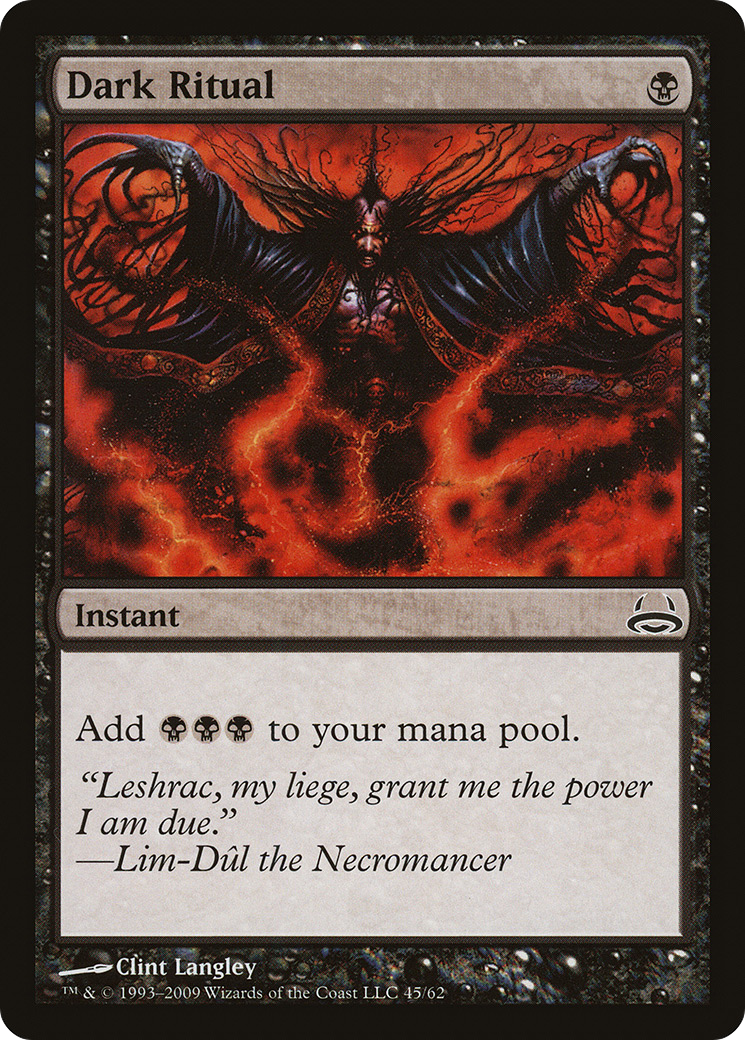 Dark Ritual [Duel Decks: Divine vs. Demonic] - Trinity Hobby
