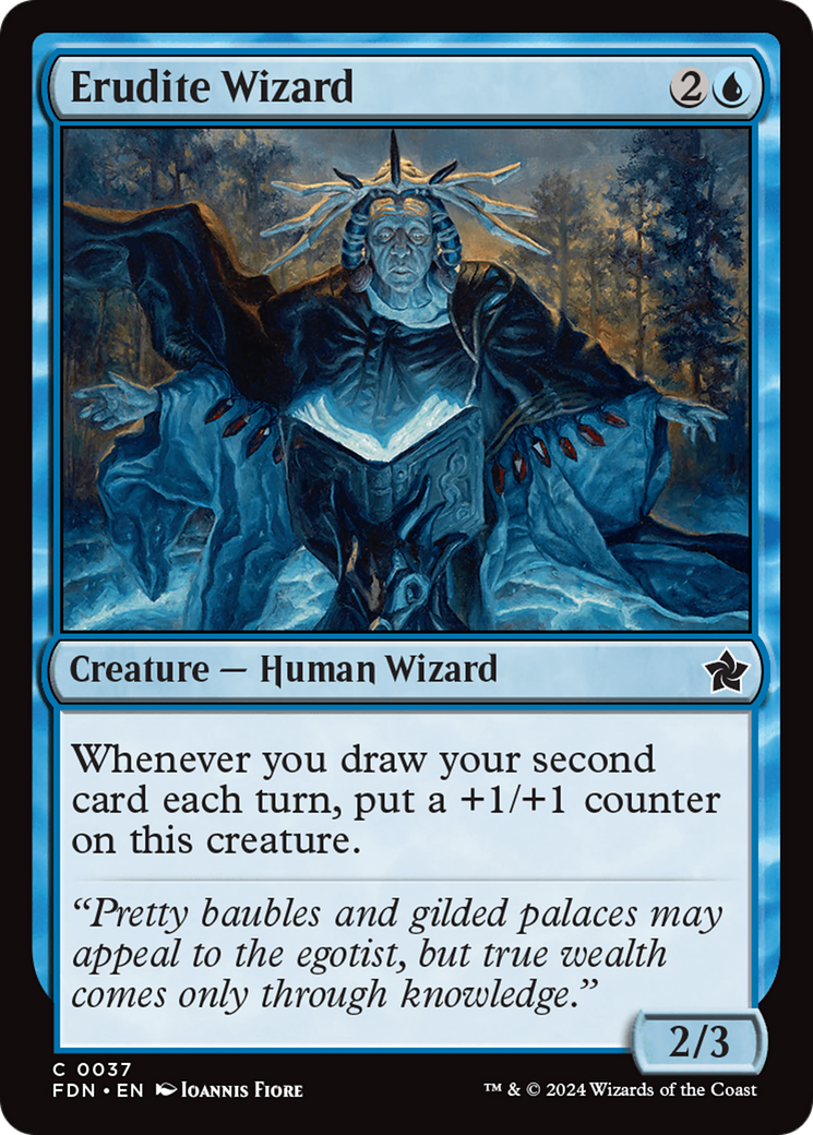 Erudite Wizard [Foundations] - Trinity Hobby