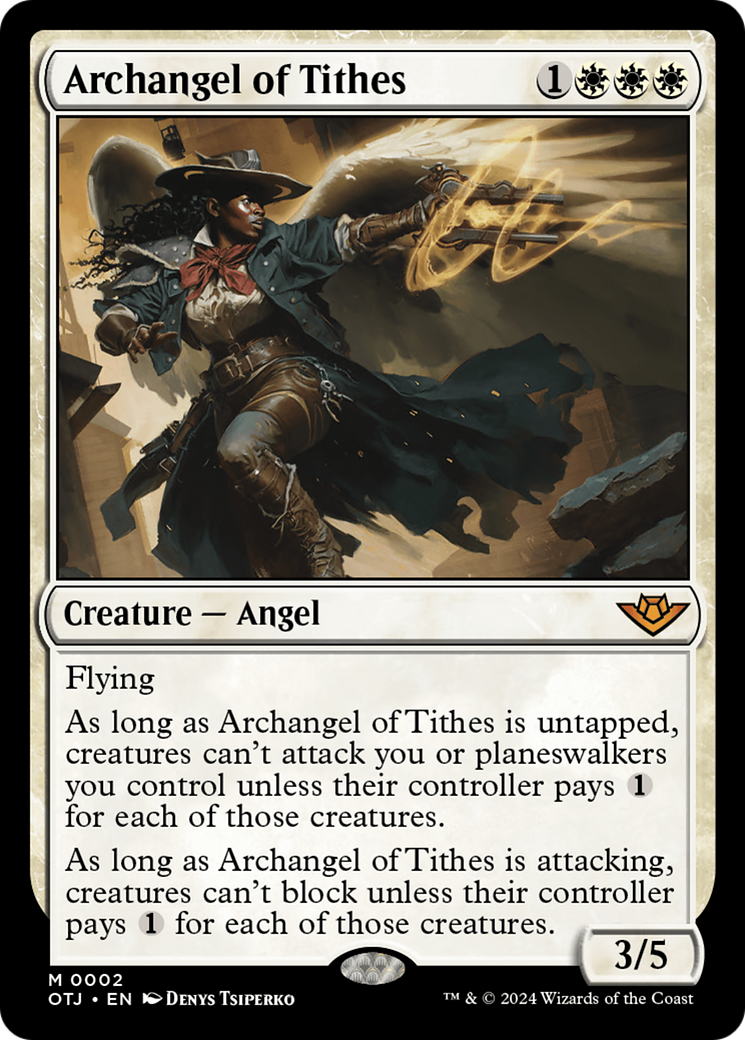 Archangel of Tithes [Outlaws of Thunder Junction] - Trinity Hobby