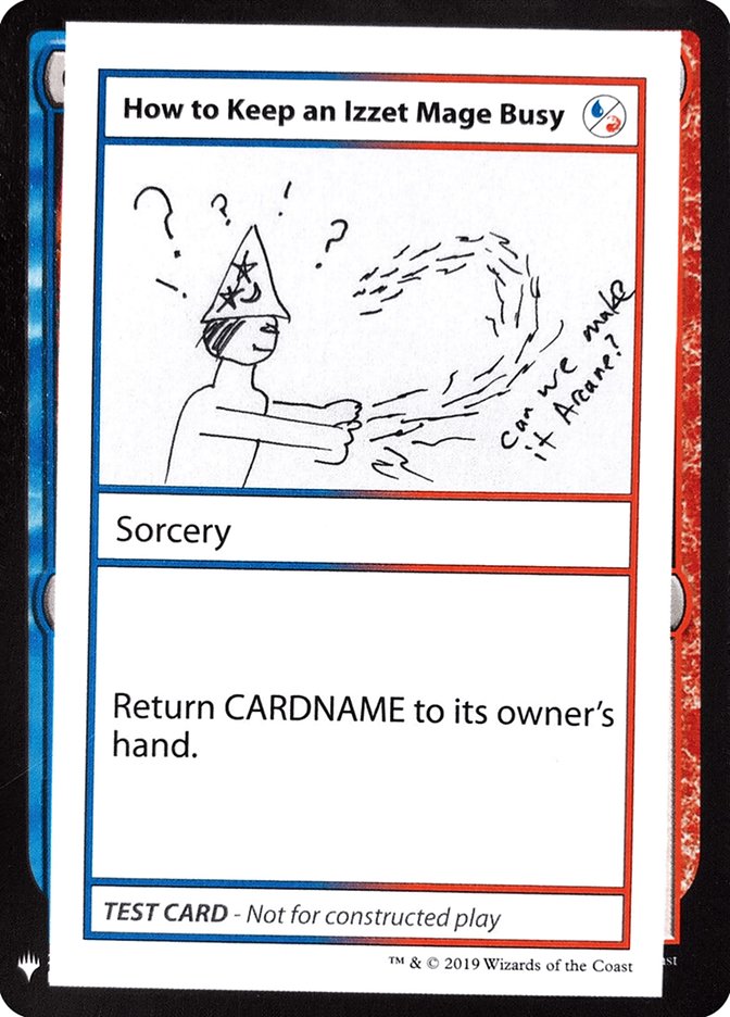 How to Keep an Izzet Mage Busy [Mystery Booster Playtest Cards] - Trinity Hobby
