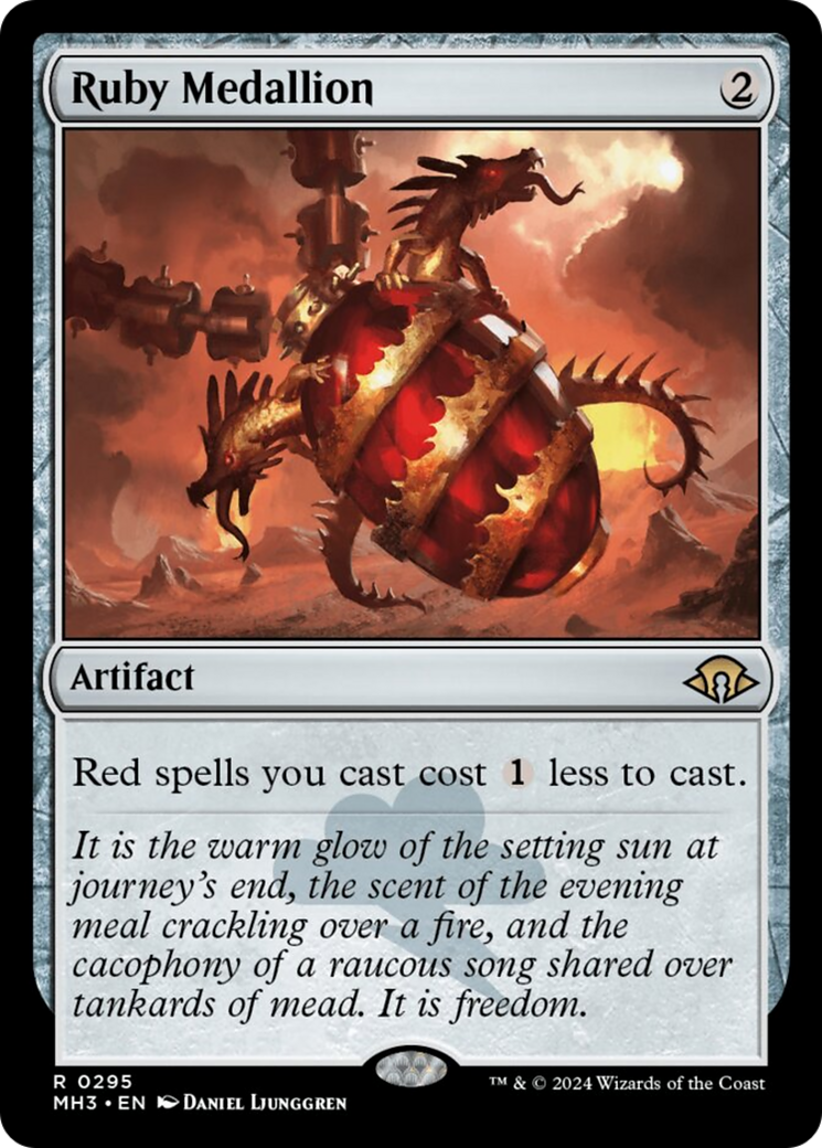 Ruby Medallion [Modern Horizons 3] - Trinity Hobby