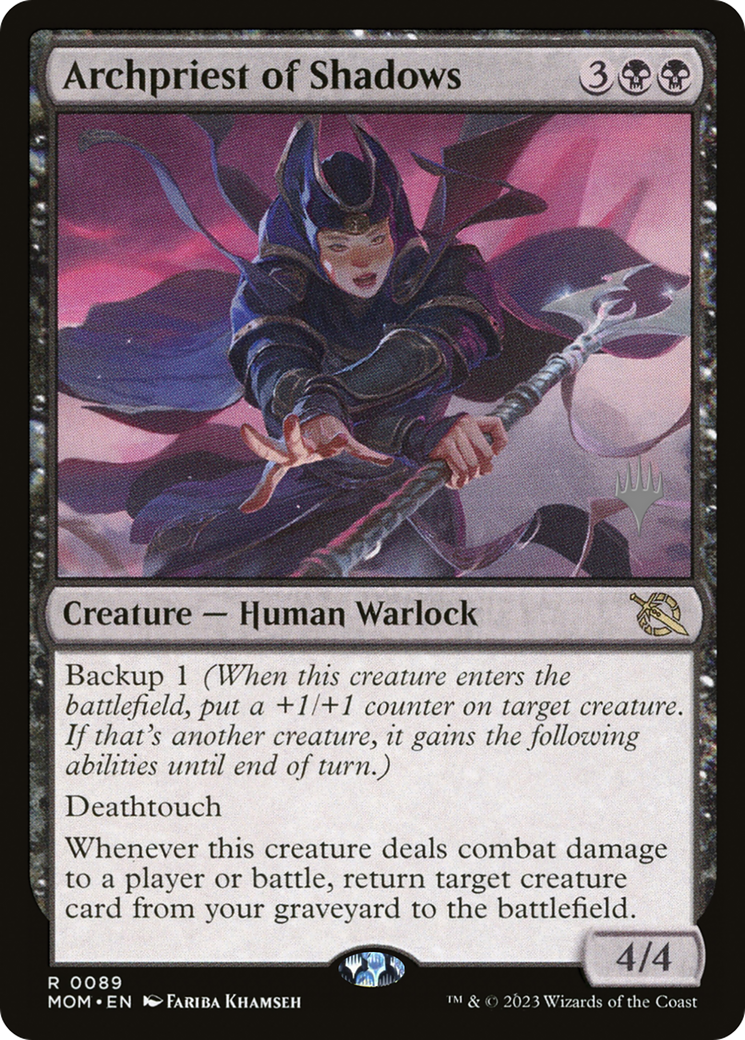 Archpriest of Shadows (Promo Pack) [March of the Machine Promos] - Trinity Hobby