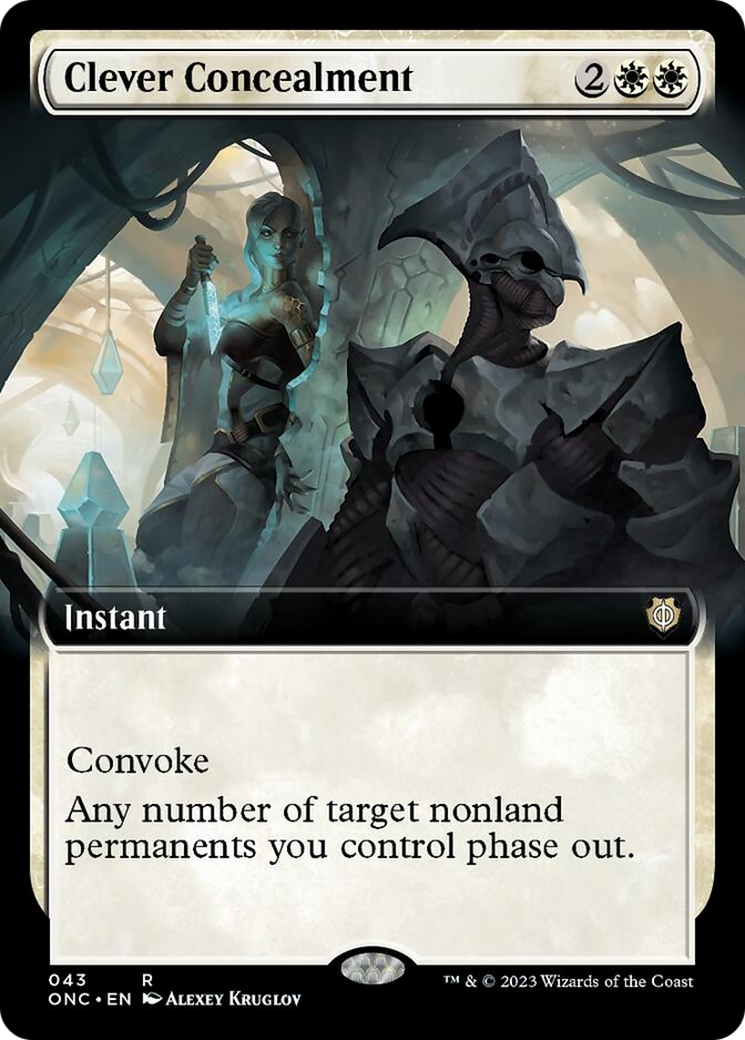Clever Concealment (Extended Art) [Phyrexia: All Will Be One Commander] - Trinity Hobby