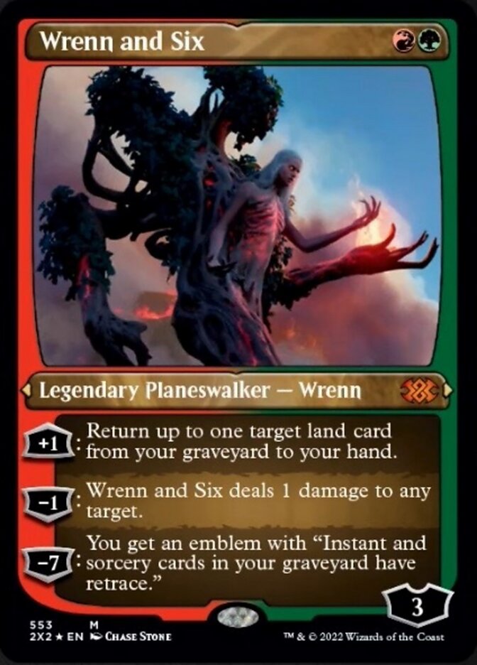 Wrenn and Six (Foil Etched) [Double Masters 2022] - Trinity Hobby