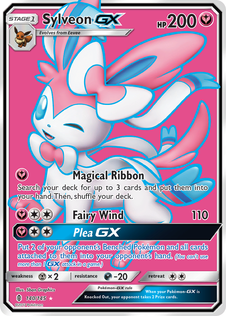 Sylveon GX (140/145) [Sun & Moon: Guardians Rising] - Trinity Hobby