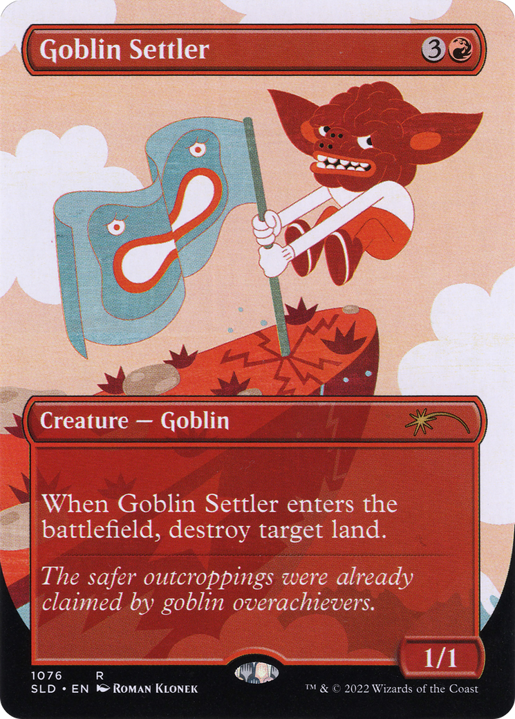 Goblin Settler (Borderless) [Secret Lair Drop Series] - Trinity Hobby