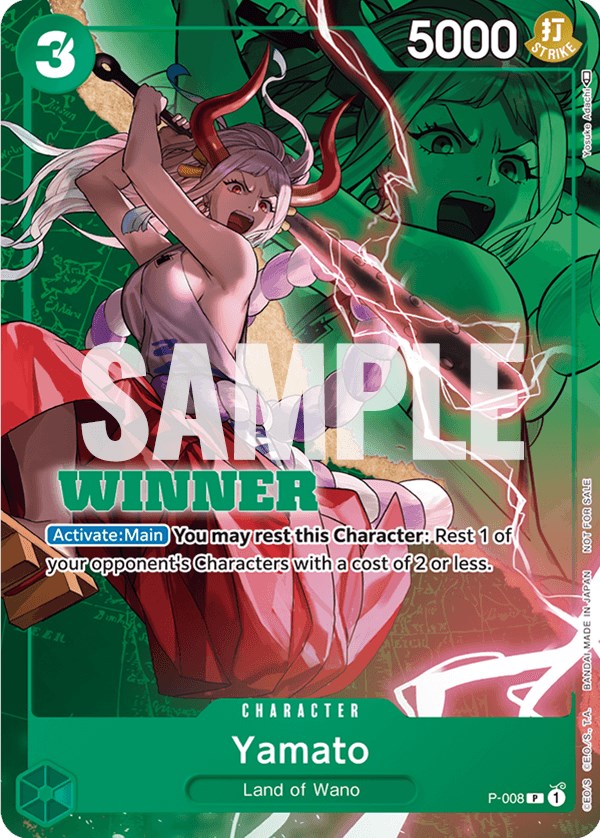Yamato - P-008 (Winner Pack Vol. 1) (P-008) - [One Piece Promotion Cards] - Trinity Hobby
