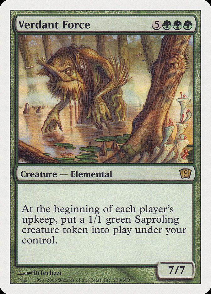 Verdant Force (9th Edition) [Oversize Cards] - Trinity Hobby