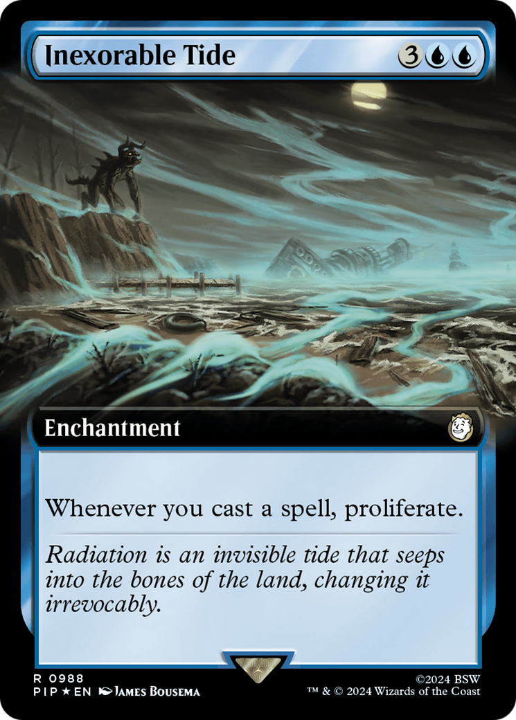 Inexorable Tide (Extended Art) (Surge Foil) [Fallout] - Trinity Hobby
