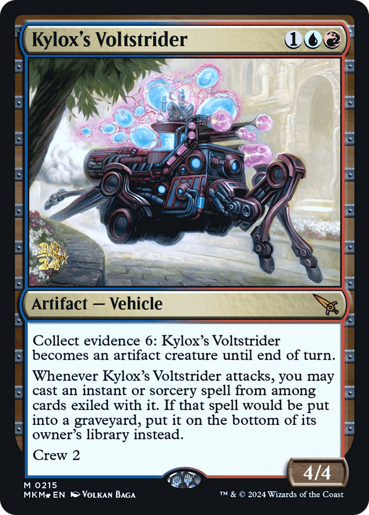 Kylox's Voltstrider [Murders at Karlov Manor Prerelease Promos] - Trinity Hobby