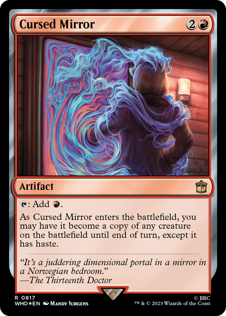 Cursed Mirror (Surge Foil) [Doctor Who] - Trinity Hobby