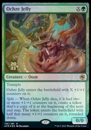 Ochre Jelly [Dungeons & Dragons: Adventures in the Forgotten Realms Prerelease Promos] - Trinity Hobby