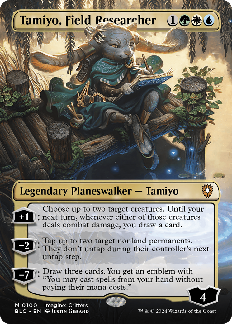 Tamiyo, Field Researcher (Borderless) [Bloomburrow Commander] - Trinity Hobby