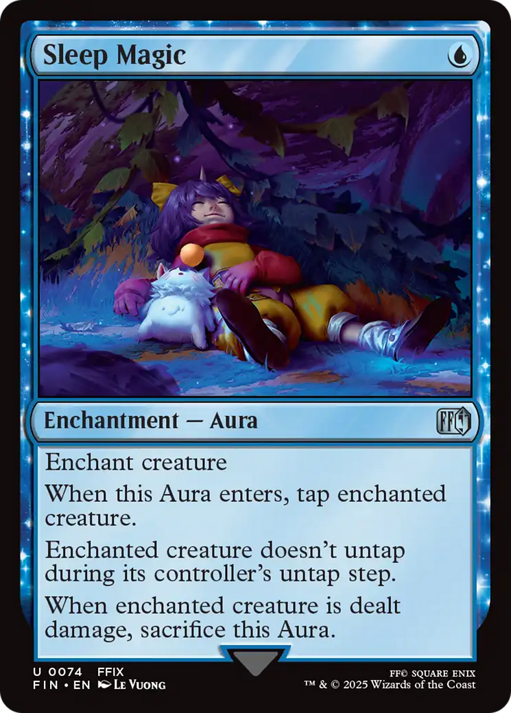 Sleep Magic  [Foil]  (FIN-074) - [FINAL FANTASY]: (enchantment) - Trinity Hobby