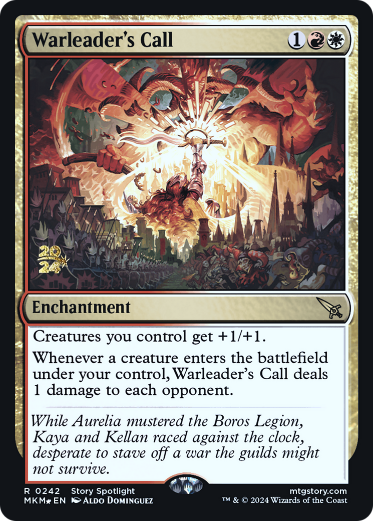 Warleader's Call [Murders at Karlov Manor Prerelease Promos] - Trinity Hobby