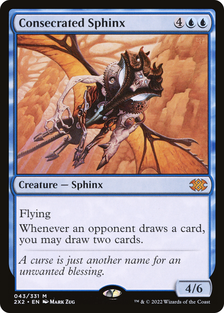 Consecrated Sphinx [Double Masters 2022] - Trinity Hobby