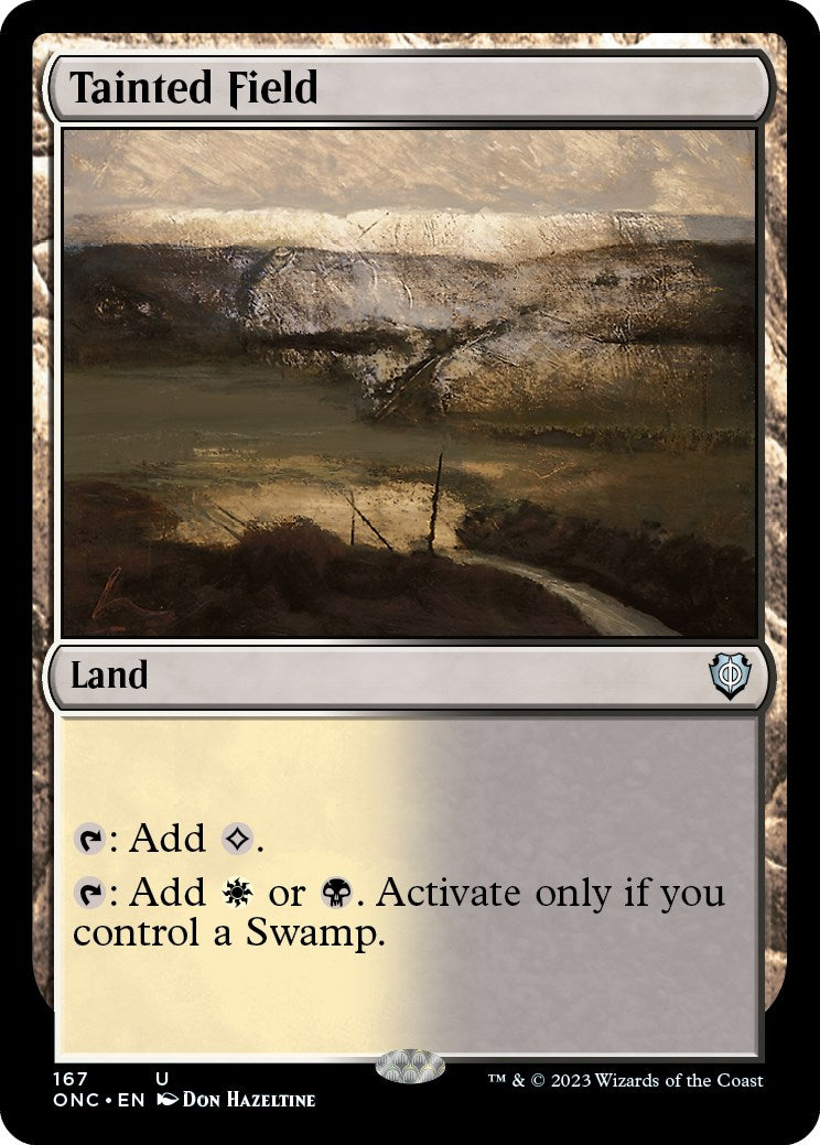 Tainted Field [Phyrexia: All Will Be One Commander] - Trinity Hobby
