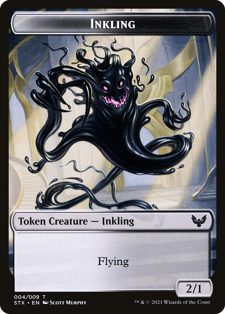 Inkling  [Foil]  (STX-004) - [Strixhaven: School of Mages Tokens] - Trinity Hobby