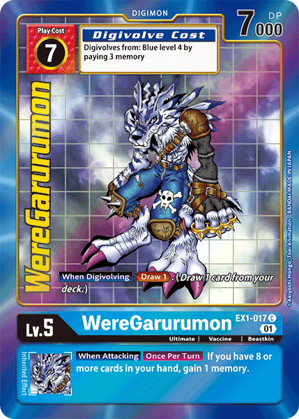 WereGarurumon [EX1-017] (Alternate Art) [Classic Collection] - Trinity Hobby