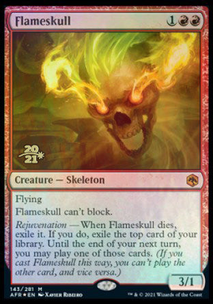 Flameskull [Dungeons & Dragons: Adventures in the Forgotten Realms Prerelease Promos] - Trinity Hobby