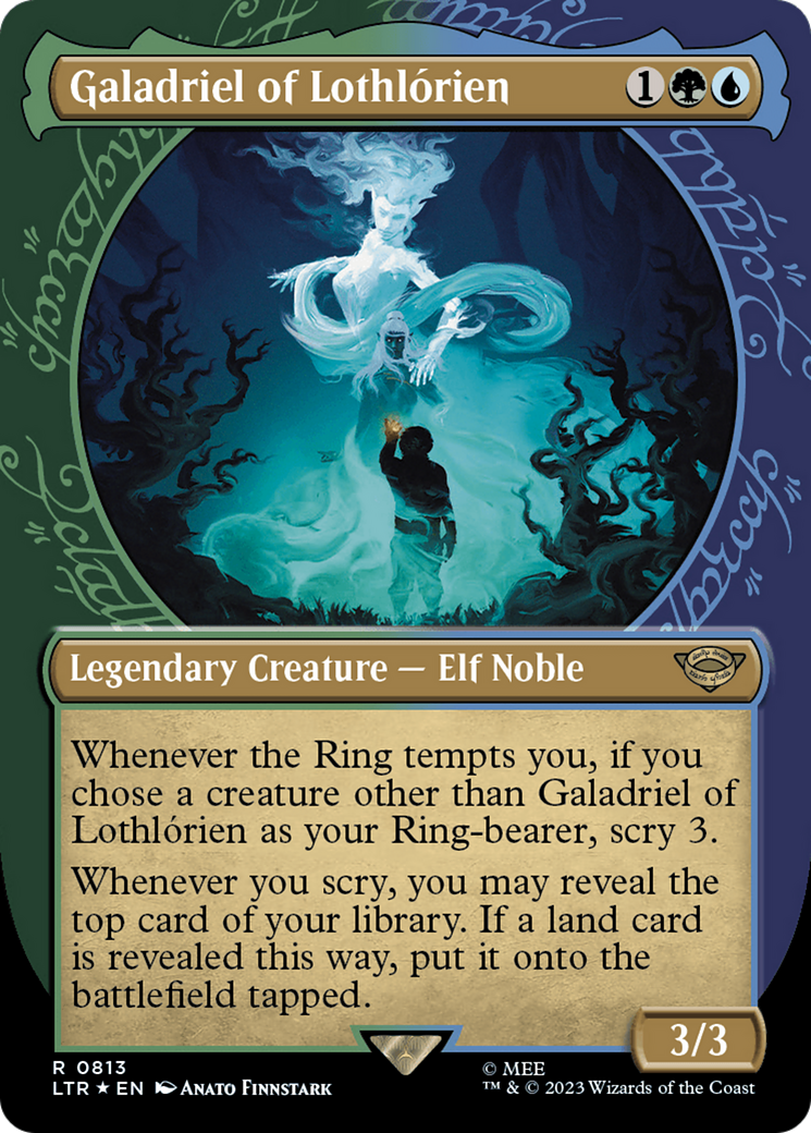 Galadriel of Lothlorien (Showcase) (Surge Foil) [The Lord of the Rings: Tales of Middle-Earth] - Trinity Hobby