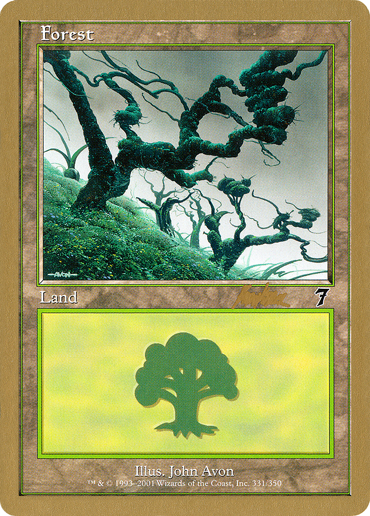Forêt (bk331) (Brian Kibler) [Decks de championnat du monde 2002] 