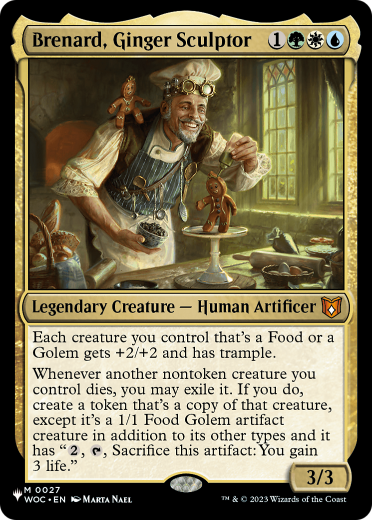 Brenard, Ginger Sculptor (WOC) (LIST-027) - [The List Reprints] - Trinity Hobby