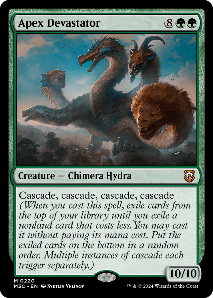 Apex Devastator  [Foil]  (M3C-220) - [Modern Horizons 3 Commander] - Trinity Hobby