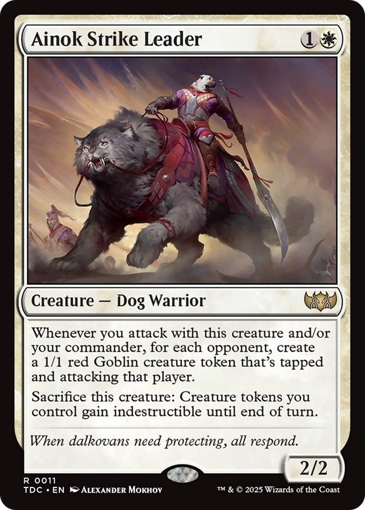 Ainok Strike Leader [Tarkir: Dragonstorm Commander] - Trinity Hobby