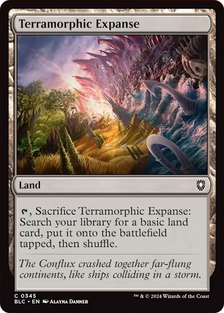 Terramorphic Expanse [Bloomburrow Commander] - Trinity Hobby