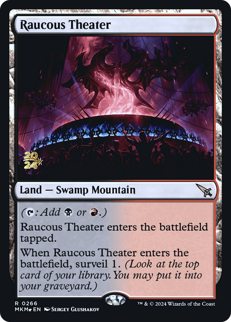 Raucous Theater [Murders at Karlov Manor Prerelease Promos] - Trinity Hobby