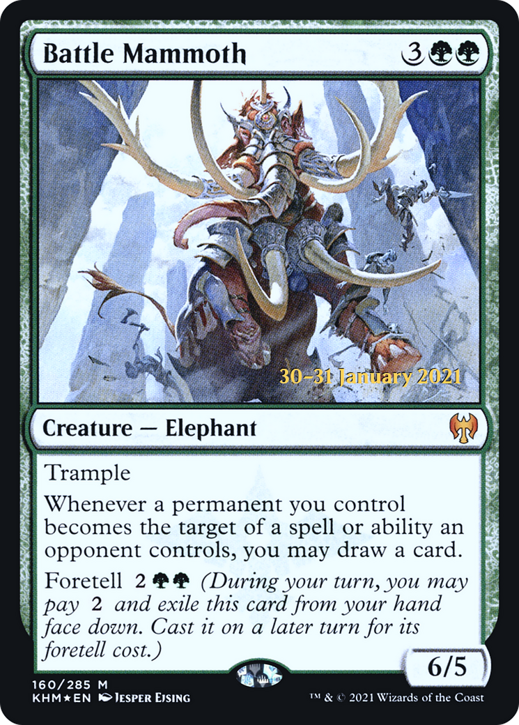 Battle Mammoth [Kaldheim Prerelease Promos] - Trinity Hobby