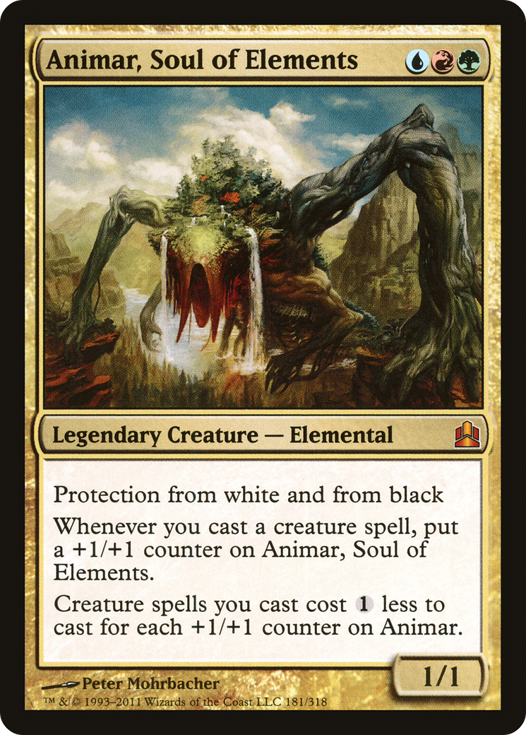 Animar, Soul of Elements [Commander 2011] - Trinity Hobby