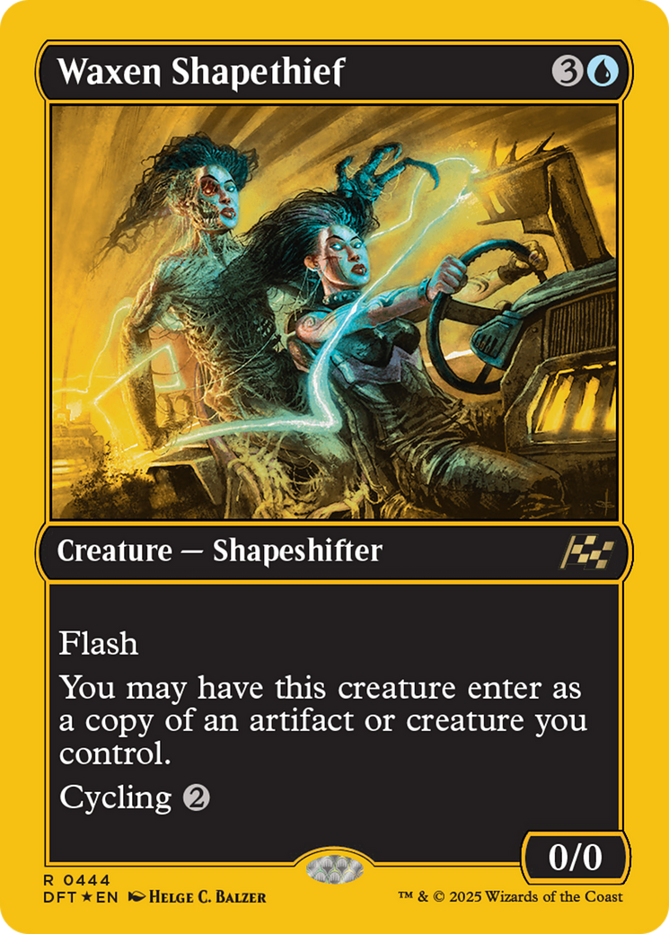 Waxen Shapethief (First-Place Foil) [Aetherdrift] - Trinity Hobby