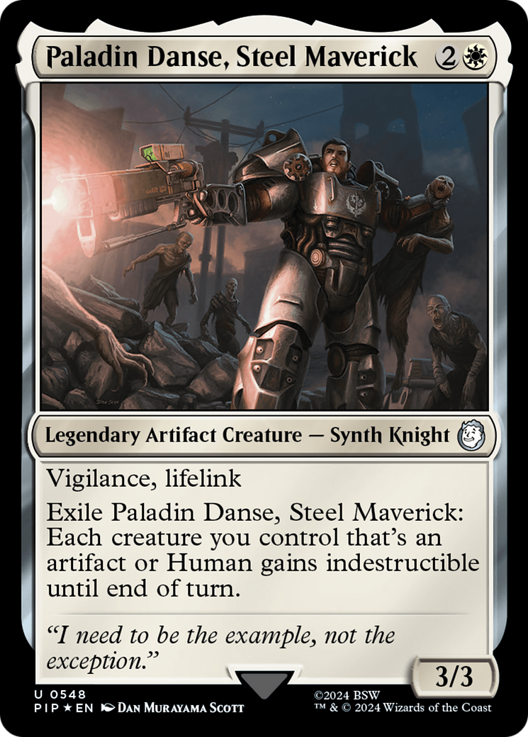 Paladin Danse, Steel Maverick (Surge Foil) [Fallout] - Trinity Hobby