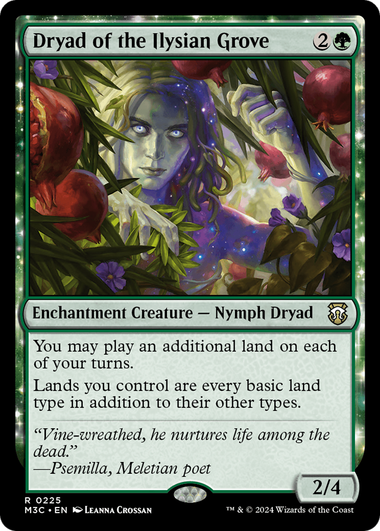 Dryad of the Ilysian Grove (Ripple Foil) [Modern Horizons 3 Commander] - Trinity Hobby